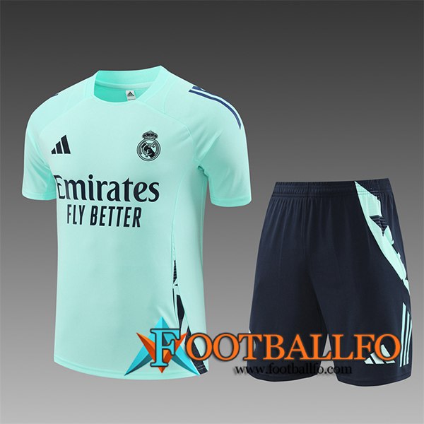 Camiseta Entrenamiento Real Madrid Ninos Verde 2024/2025