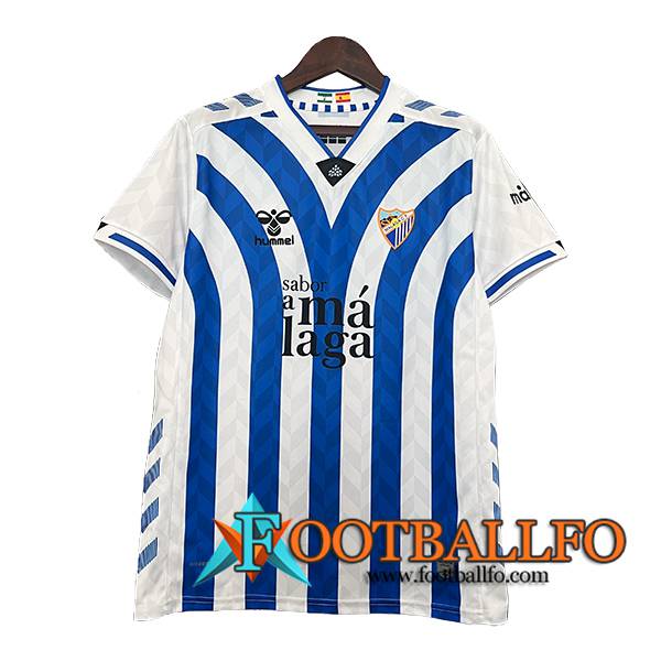 Camisetas De Futbol Malaga Special Edition Blanco/Azul 2024/2025