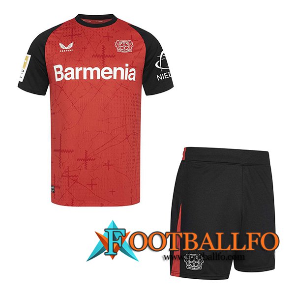 Nueva Camisetas De Futbol Bayer 04 Leverkusen Ninos Primera 2024/2025