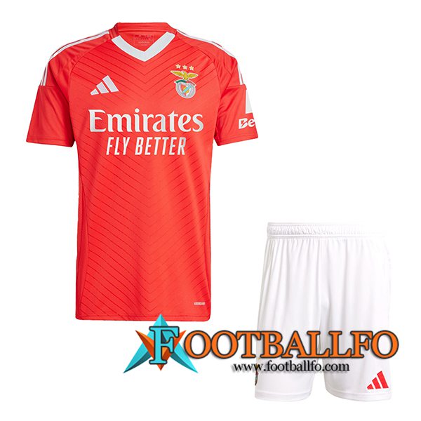 Nueva Camisetas De Futbol Benfica Ninos Primera 2024/2025