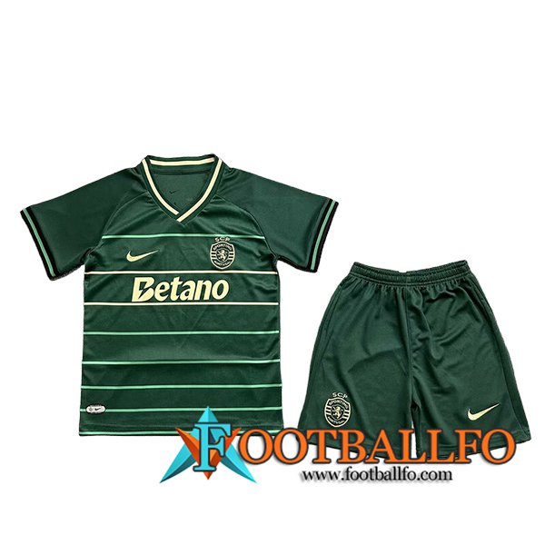 Camisetas De Futbol Sporting Ninos Special Edition Verde 2024/2025