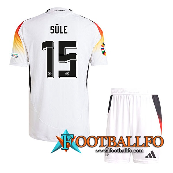 Camisetas De Futbol Alemania (SULE #15) Ninos Primera UEFA Euro 2024