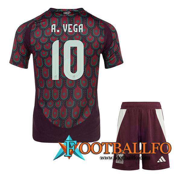 Camiseta Equipo Nacional México (A.VEGA #10) 2024/2025 Primera