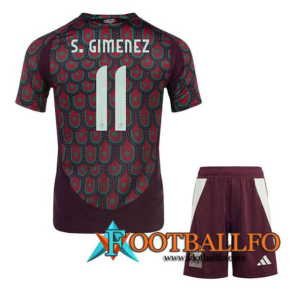 Camiseta Equipo Nacional México (S.GIMENEZ #11) 2024/2025 Primera