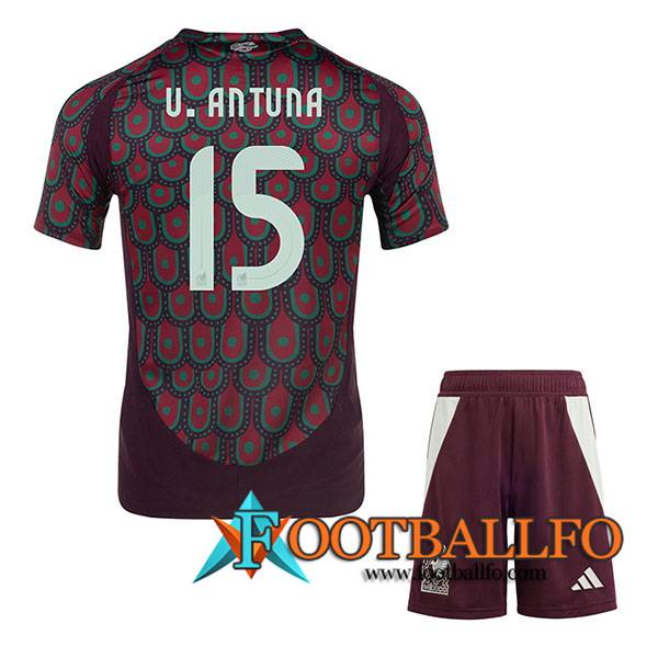 Camiseta Equipo Nacional México (U.ANTUNA #15) 2024/2025 Primera