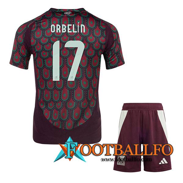 Camiseta Equipo Nacional México (ORBELIN #17) 2024/2025 Primera