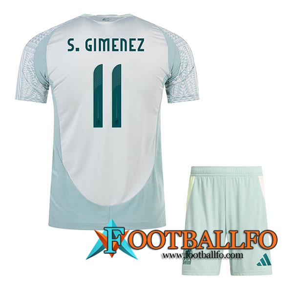 Camiseta Equipo Nacional México (S.GIMENEZ #11) 2024/2025 Segunda