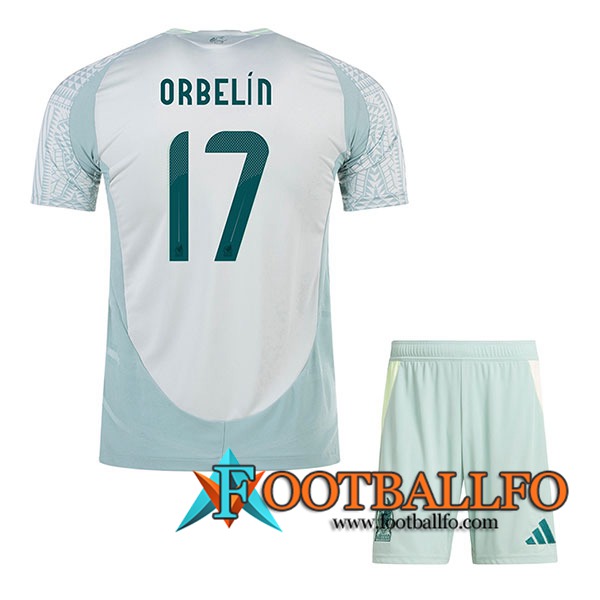 Camiseta Equipo Nacional México (ORBELIN #17) 2024/2025 Segunda