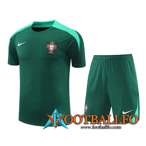 Camiseta Entrenamiento Portugal Verde 2024/2025