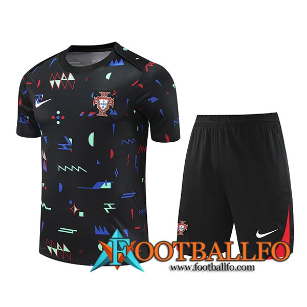 Camiseta Entrenamiento Portugal Negro 2024/2025