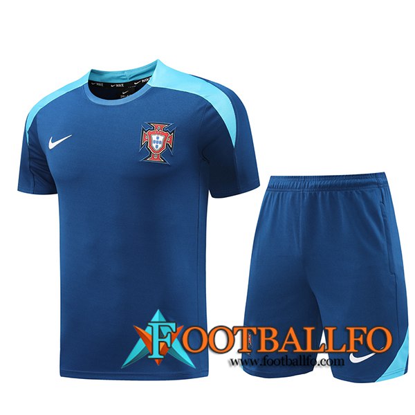 Camiseta Entrenamiento Portugal azul real 2024/2025