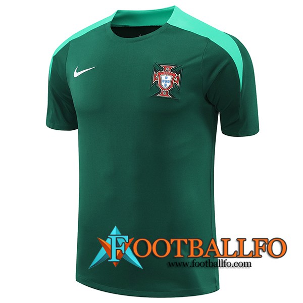 Camiseta Entrenamiento Portugal Verde 2024/2025