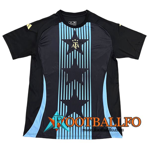 Camiseta Entrenamiento Argentina Negro/Azul 2024/2025