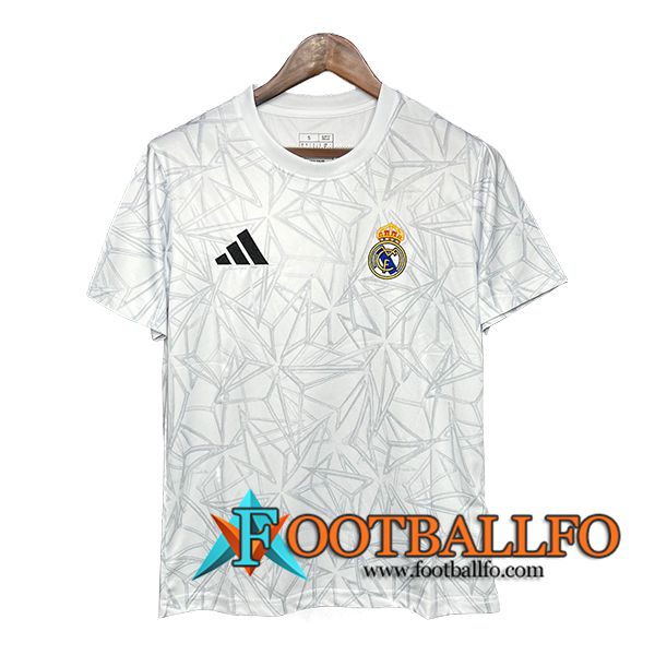 Camiseta Entrenamiento Real Madrid Blanco 2024/2025