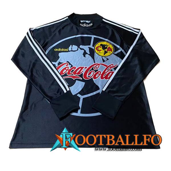 Camisetas De Futbol Club America Retro Portero Manga Largas 1998/1999