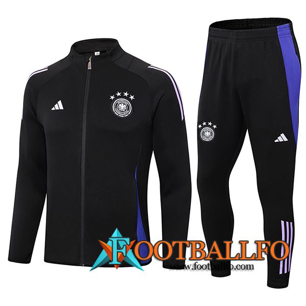 Chandal Equipos De Futbol Chaquetas Alemania Negro/Violeta 2024/2025