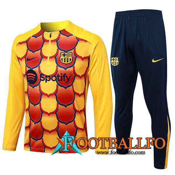 Chandal Equipos De Futbol FC Barcelona Amarillo/Rojo 2024/2025