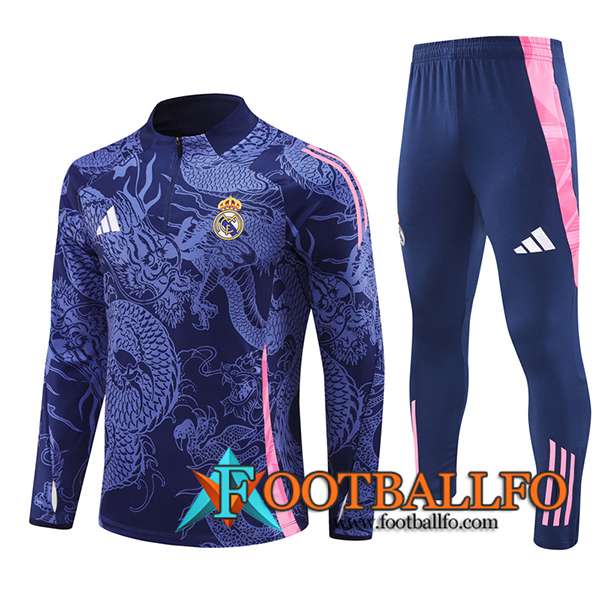 Chandal Equipos De Futbol Real Madrid Violeta/Rosa 2024/2025