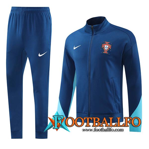 Chandal Equipos De Futbol Chaquetas Portugal Azul 2024/2025