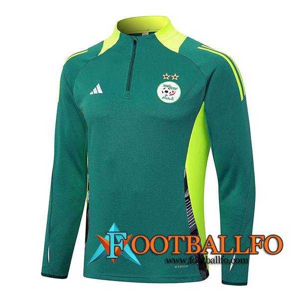 Sudadera De Entrenamiento Algeria Verde 2024/2025