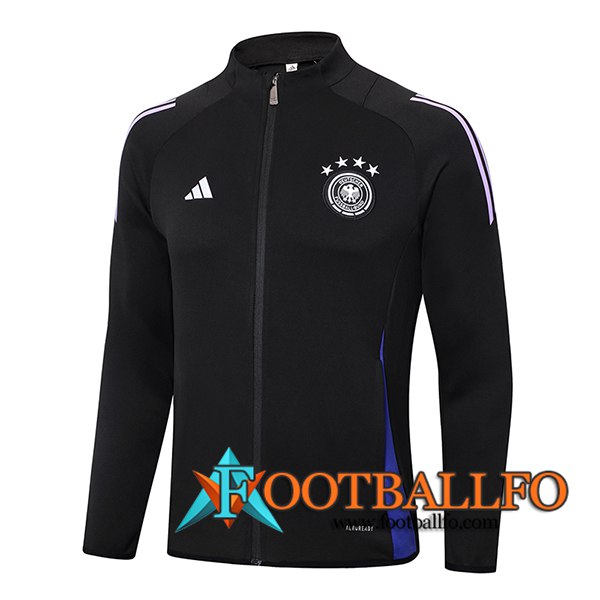 Chaquetas Futbol Alemania Negro/Violeta 2024/2025