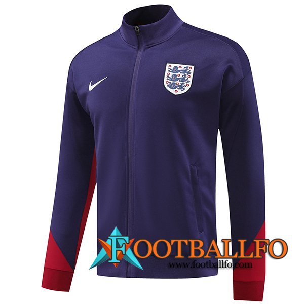 Chaquetas Futbol Inglaterra Violeta/Rojo 2024/2025