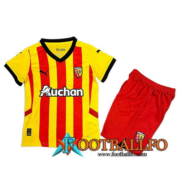 Camisetas De Futbol RC Lens Ninos Primera 2024/2025