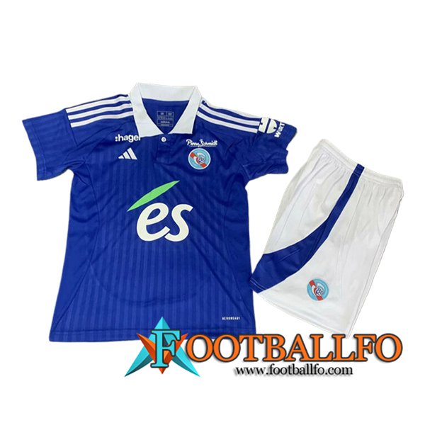 Camisetas De Futbol RC Strasbourg Ninos Primera 2024/2025