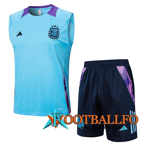 Camiseta Entrenamiento sin mangas Argentina Azul/Violeta 2024/2025