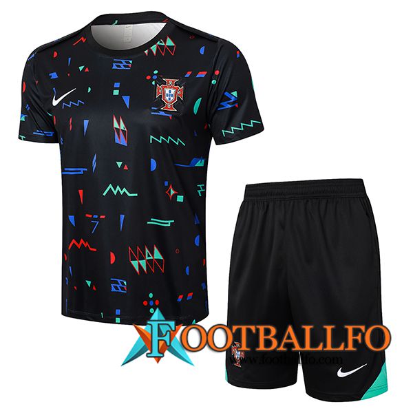 Camiseta Entrenamiento Portugal Negro 2024/2025 -03