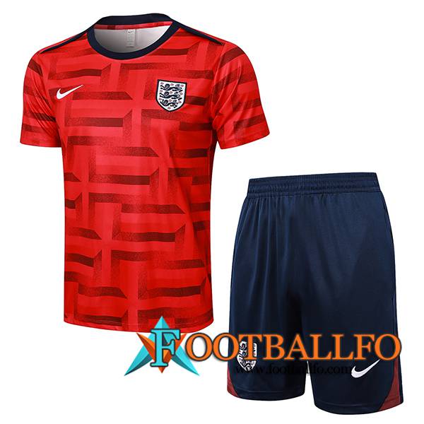 Camiseta Entrenamiento Inglaterra Rojo 2024/2025