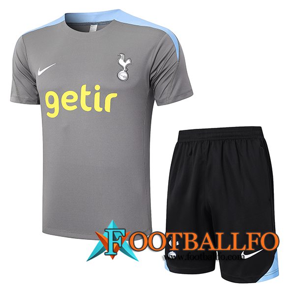 Camiseta Entrenamiento Tottenham Hotspur Gris/Azul 2024/2025