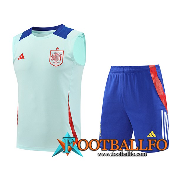 Camiseta Entrenamiento sin mangas España Azul Claro 2024/2025