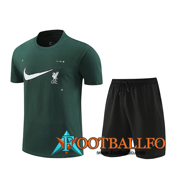 Camiseta Entrenamiento FC Liverpool Verde 2024/2025 -02