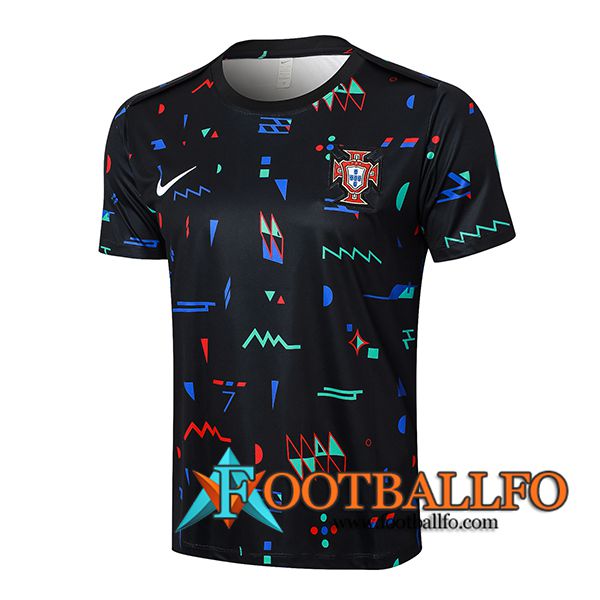 Camiseta Entrenamiento Portugal Negro 2024/2025 -02