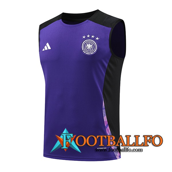 Chalecos De Futbol Alemania Violeta/Negro 2024/2025