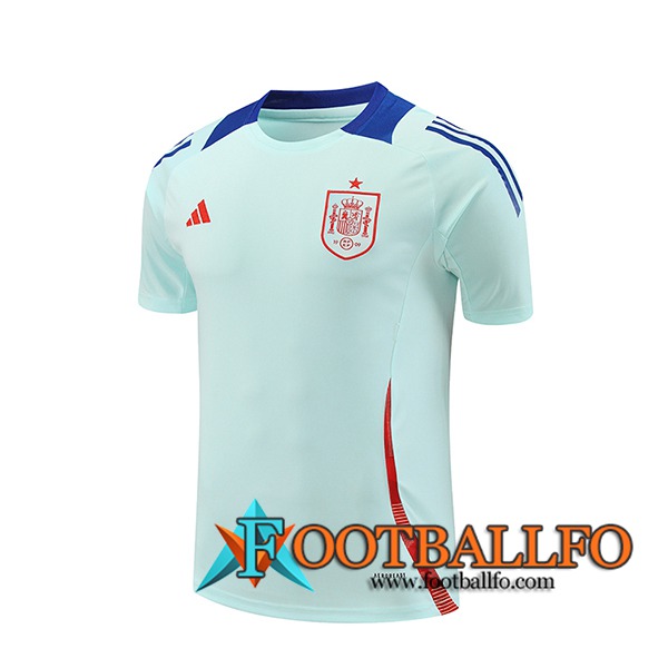 Camiseta Entrenamiento España Azul Claro 2024/2025 -02