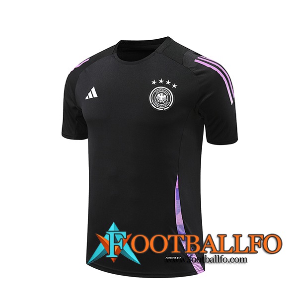 Camiseta Entrenamiento Alemania Negro/Violeta 2024/2025