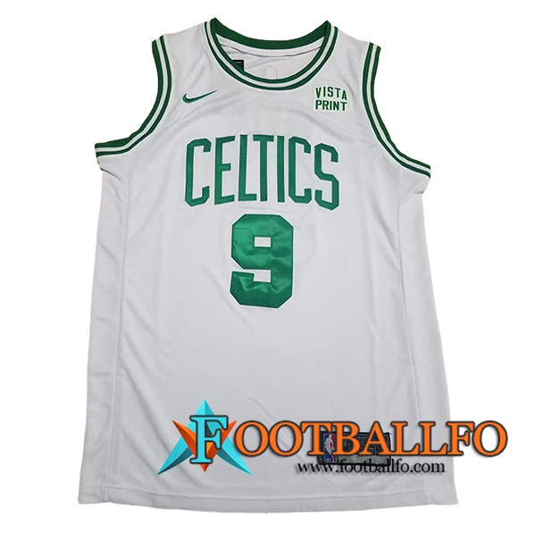 Camisetas NBA Boston Celtics (WHITE #9) 2024/25 Blanco/Verde