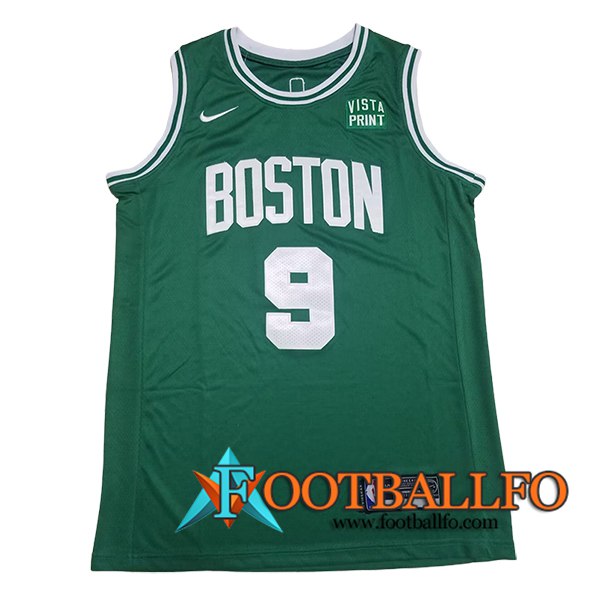 Camisetas NBA Boston Celtics (WHITE #9) 2024/25 Verde/Blanco