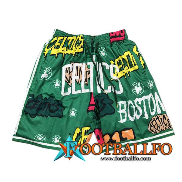 Cortos NBA Boston Celtics 2024/25 Verde