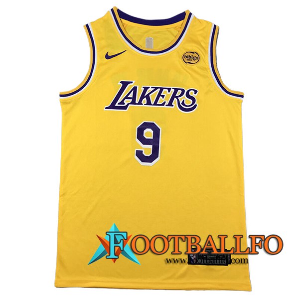 Camisetas NBA Los Angeles Lakers (JAMES JR. #9) 2024/25 Amarillo