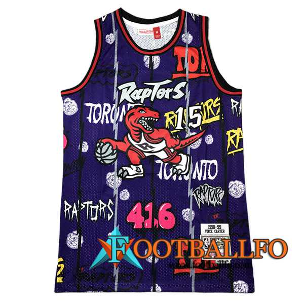 Camisetas NBA Toronto Raptors (CARTER #15) 2024/25 Violeta