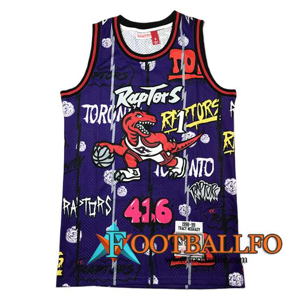 Camisetas NBA Toronto Raptors (McGRADY #1) 2024/25 Violeta