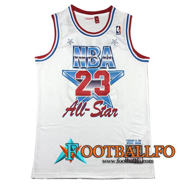 Camisetas NBA American All-Star (JORDAN #23) 2024/25 Blanco/Rojo/Azul