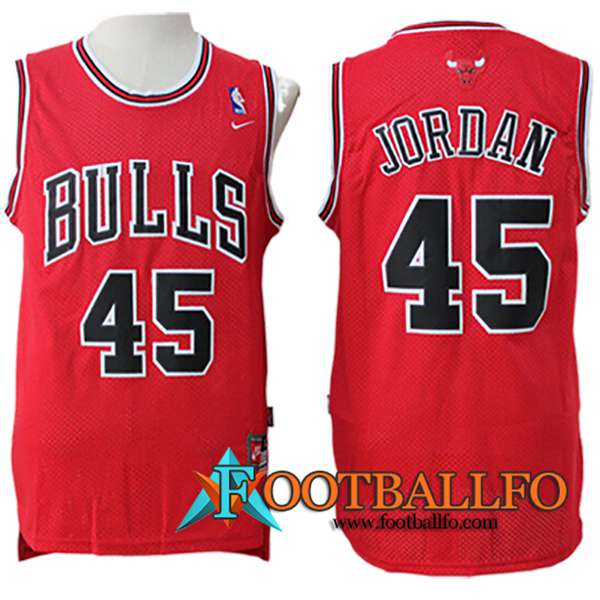 Camisetas NBA Chicago Bulls (JORDAN #45) 2024/25 Negro/Rojo