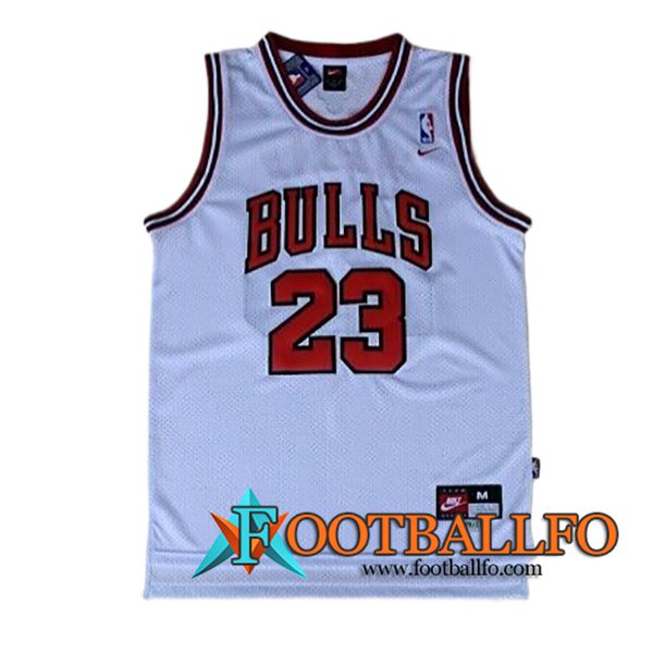 Camisetas NBA Chicago Bulls (JORDAN #23) 2024/25 Blanco/Rojo