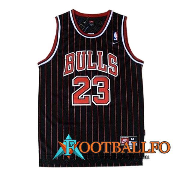 Camisetas NBA Chicago Bulls (JORDAN #23) 2024/25 Negro/Rojo -02