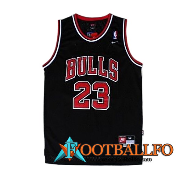 Camisetas NBA Chicago Bulls (JORDAN #23) 2024/25 Negro/Rojo -03