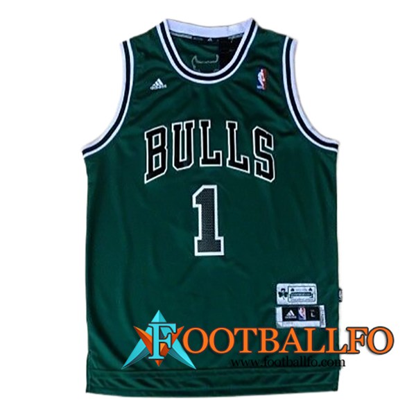 Camisetas NBA Chicago Bulls (Rosa #1) 2024/25 Verde